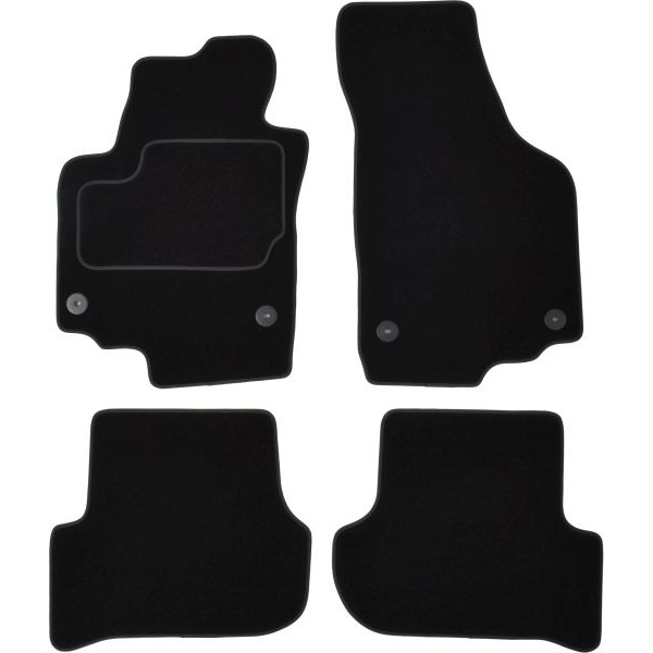 Set Covorase Auto Mocheta Fata + Spate Mammooth Skoda Yeti 2009-2017 Negru MMT A041 SKO115 PRM 01